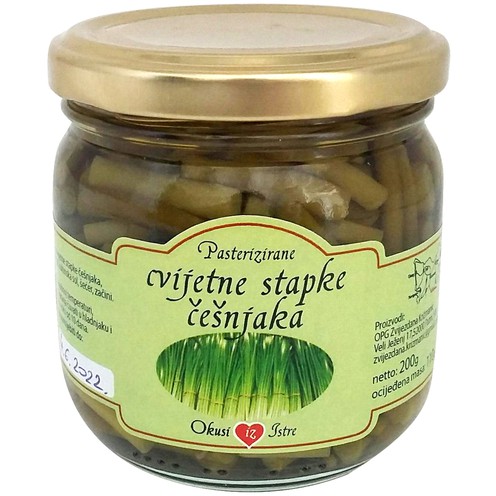 Pickled garlic stalks 220 g