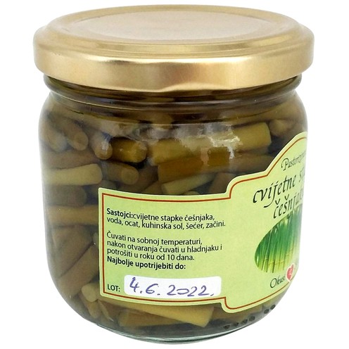 Pickled garlic stalks 220 g