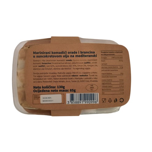Orada i brancin marinirani na mediteranski Brok 130 g