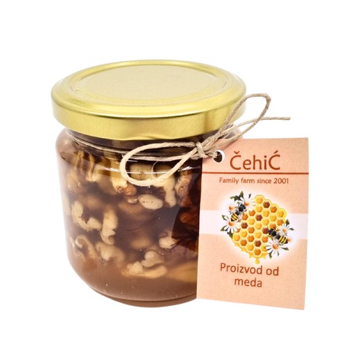 Cvjetni med sa suhim orasima OPG Čehić 220 gr
