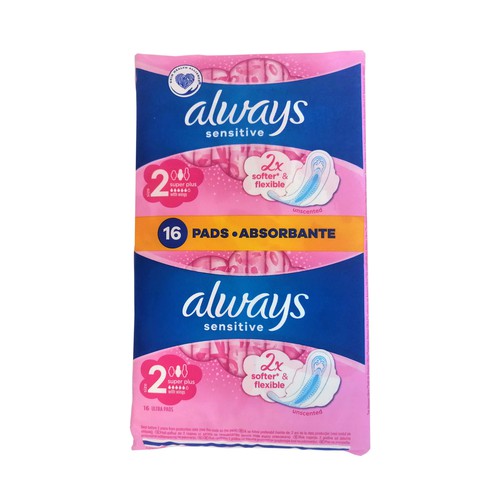 Always Ultra Sensitive Super Plus pads (16 pcs)