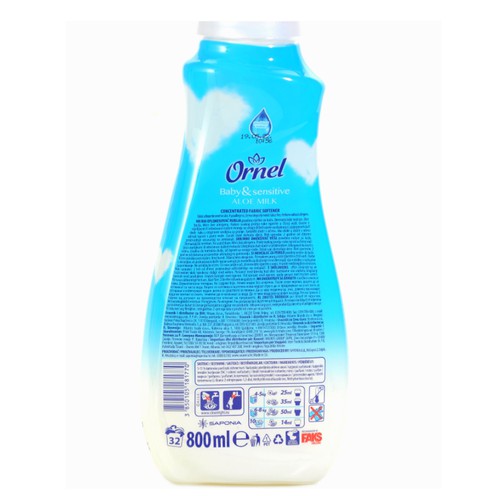 Ornel Baby & Sensitive Aloemilch Weichspüler 800 ml