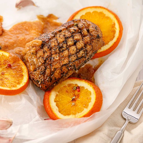Entenbrust in Orangensauce für 4 Personen (1,2 kg)