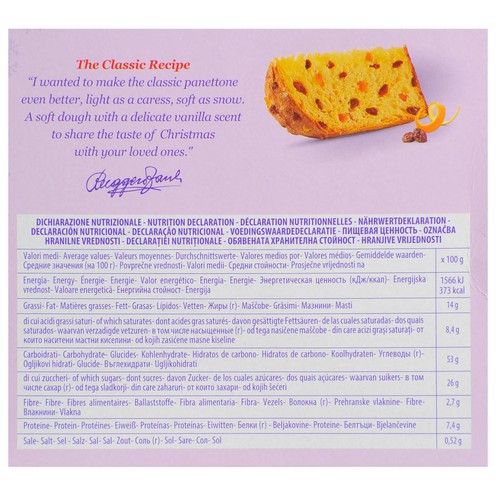 Panettone classico Bauli 500 g