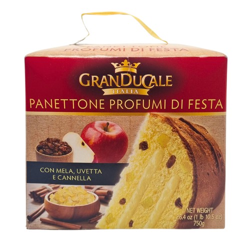 Panettone con mela, uvetta e cannella Gran Ducale 750 g