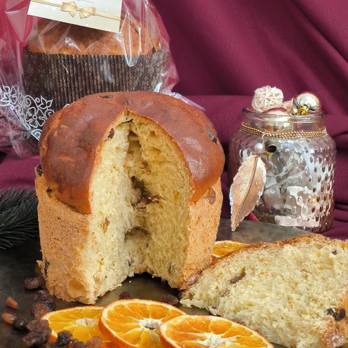 Panettone - slatki božićni kruh s kandiranom narančom 400 g