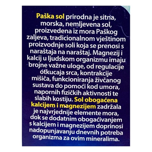 Feines Meersalz angereichert mit Magnesium und Kalzium 1 kg