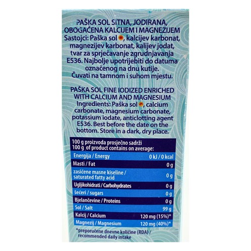 Feines Meersalz angereichert mit Magnesium und Kalzium 1 kg