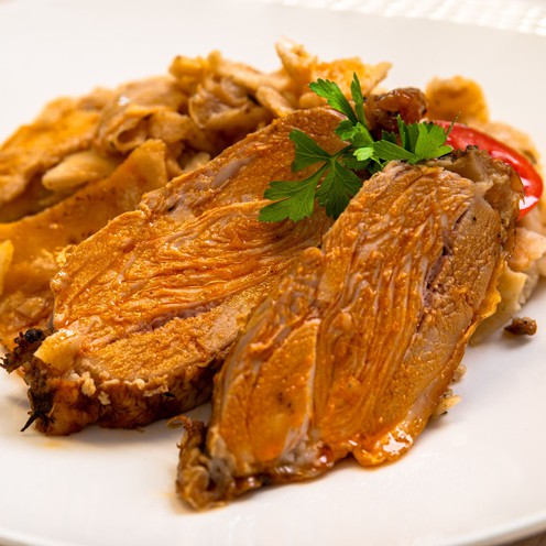 Putenkeule und Keule mit Mlinci für 4 Personen (1,8 kg)