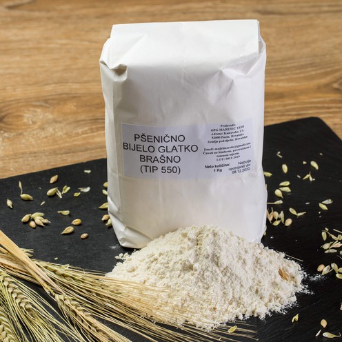 Pšenično bijelo brašno glatko (tip 550) 1 kg