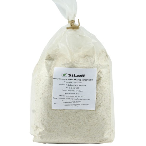 Pšenično integralno brašno 1 kg