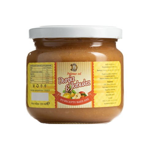 Apple and quince jam 370 ml