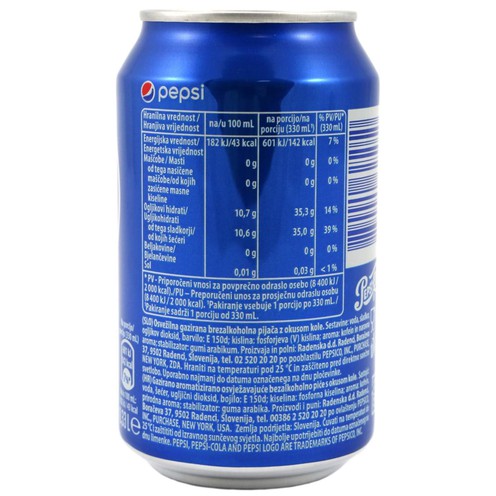 Pepsi 0,33 l