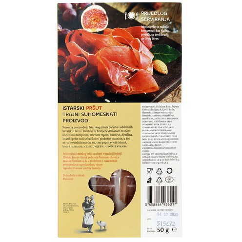Istarski pršut narezak 50 g