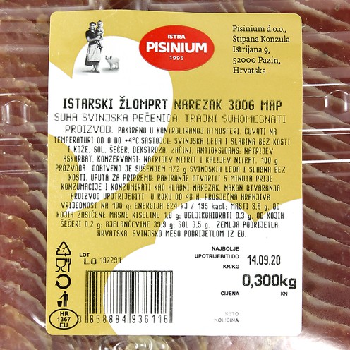 Istarski žlomprt narezak 300 g