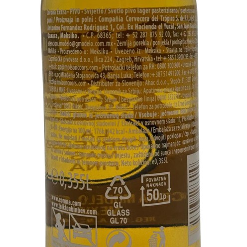 Corona beer in a bottle 0,33 l