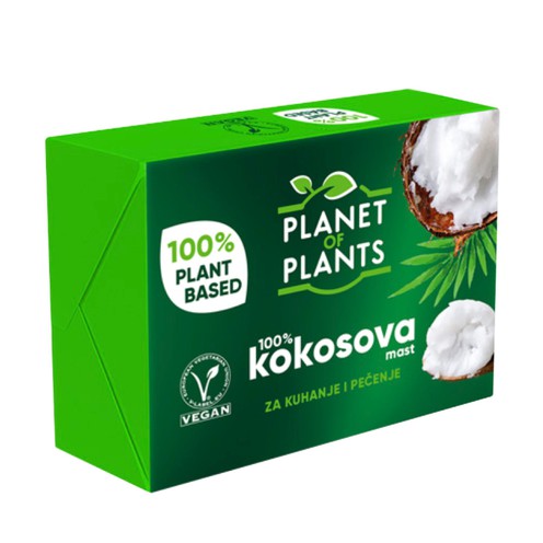 Planet of Plants 100% kokosova mast za kuhanje i pečenje 250 g
