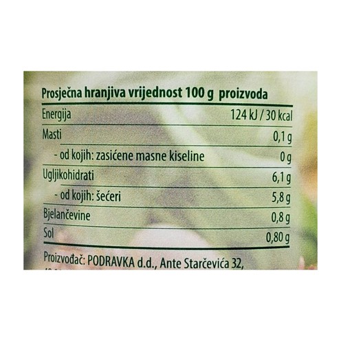 Cikla rezanci Podravka 680 g