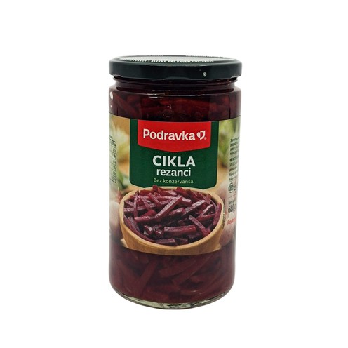 Cikla rezanci Podravka 680 g