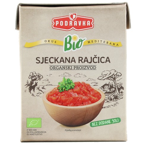 Bio sjeckana rajčica 390 g