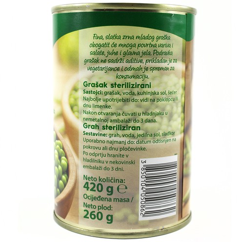Erbsen Podravka (420 g)
