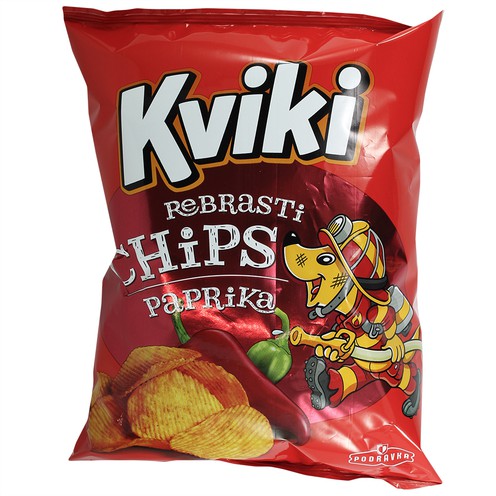 Kviki Chips Paprika geriffelt