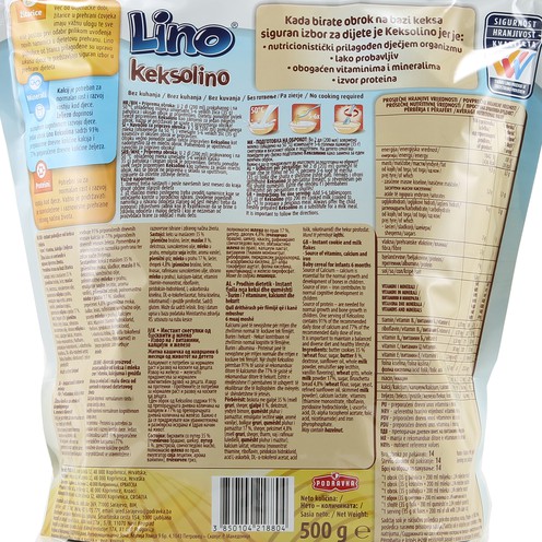  Lino Keksolino Kinder-Instant-Müsli Keksgeschmack (500 g)