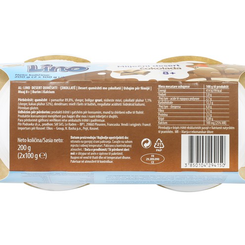 Lino mliječni desert čokolada 200 g
