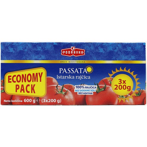 Tomatoes passata 200 g x 3