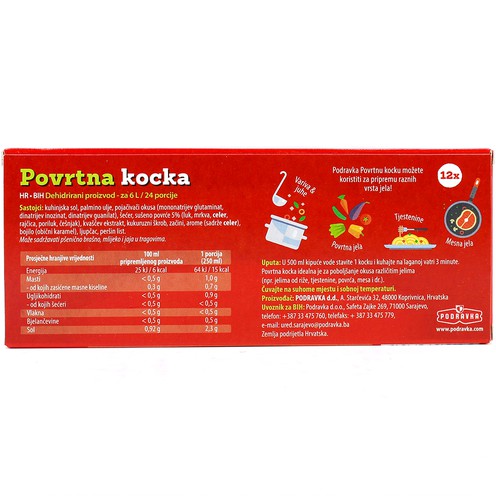 Gemüsebrühe Würfel 120 g