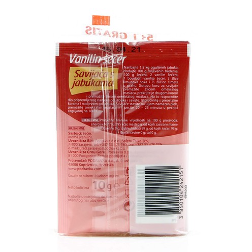 Vanilin šećer 10 g, 5+1 gratis