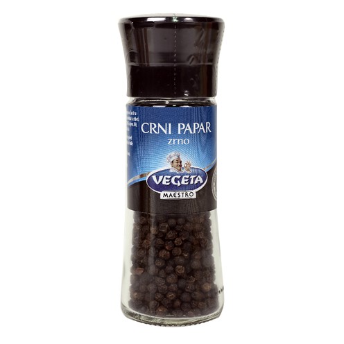 Vegeta Maestro crni papar u zrnu, mlinac 42 g