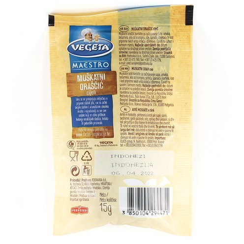 Vegeta Maestro ganze Muskatnuss mit Reibe 15 g