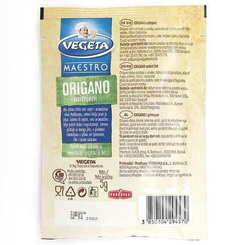 Vegeta Maestro oregano 5 g