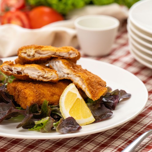 Breaded hake for 4 persons (1 kg)