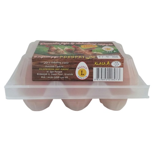 Istrian free range A class eggs 6/1