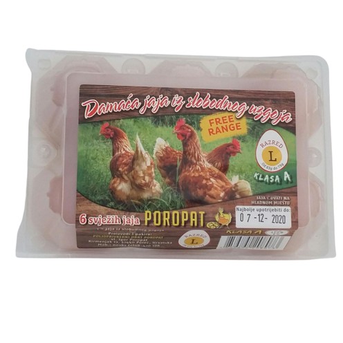 Istrian free range A class eggs 6/1