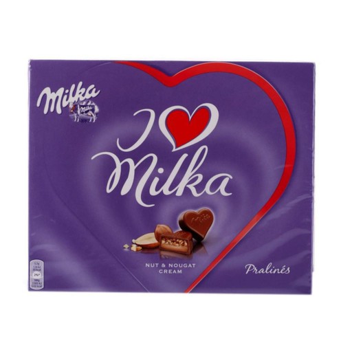 Milka Nuss-Nougat-Creme Pralinen 110 g