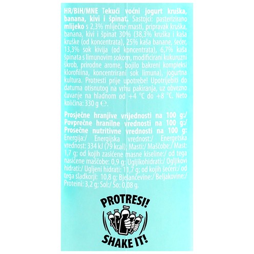 Freska Smoothie Birne/Banane/Kiwi/Spinat 330 g