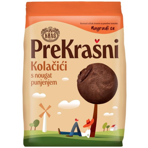 PreKrašni Kekse mit Nougatfüllung 220 g
