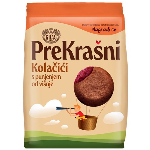 PreKrašni Cookies With Cherry Filling 220 g