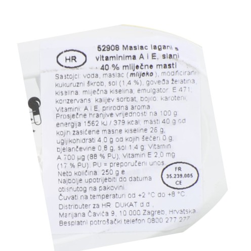 President maslac light 250 g