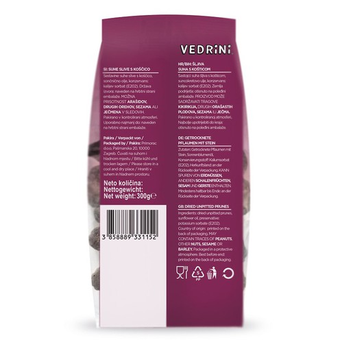 Suha šljiva s košticom 300 g