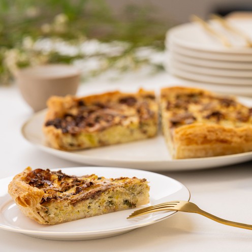 Quiche mit Lauch und gesalzenen Sardellen (1,1 kg)