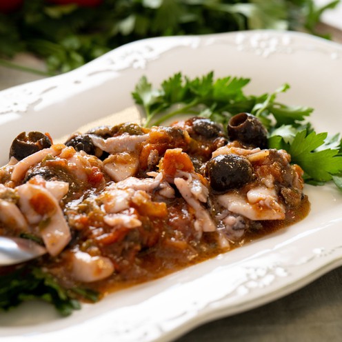 Cuttlefish stew with tomato for 2 persons (500 g)