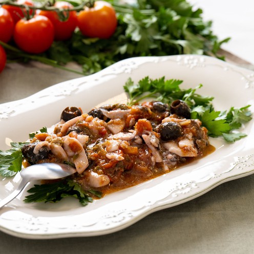 Cuttlefish stew with tomato for 2 persons (500 g)