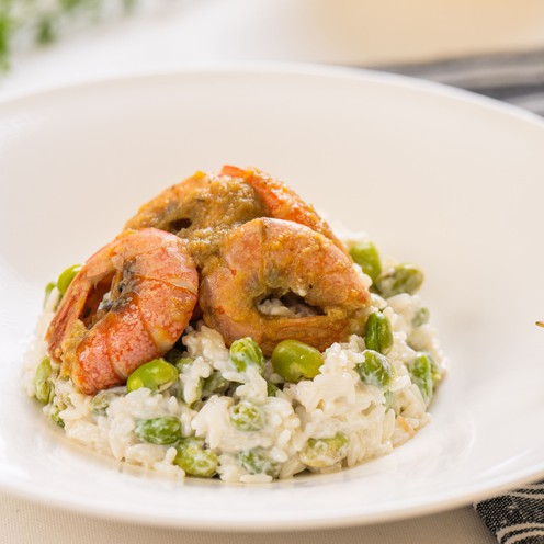 Rižoto od kozica i boba za 4 osobe (1,6 kg)