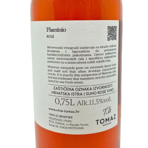 Rose Flaminio 2023 Tomaz 0,75 l