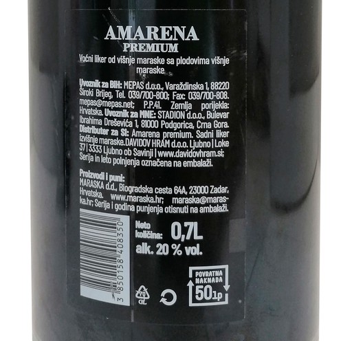 Liqueur Amarena Premium 0,7 l