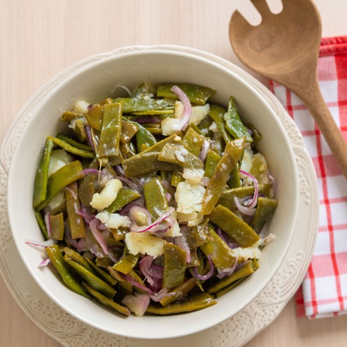 Green beans and potato salad for 2 persons (500 g)